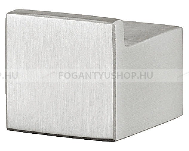 HAFELE Fogas - 844.73 - Ezüst inox (szálcsiszolt) SNiL - Acél fém - Egy akasztós fogas