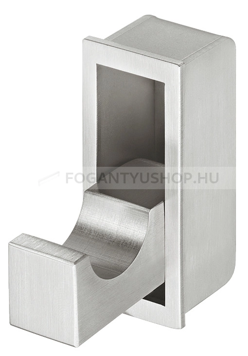 HAFELE Fogas - 844.76 - Ezüst inox (szálcsiszolt) SNiL - Acél fém - Egy akasztós fogas