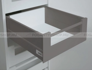 HARN RITMA CUBE HSE - Duplafalú fémoldalas belső fiók szögletes, magasított oldalakkal, 83x400mm, max. 35