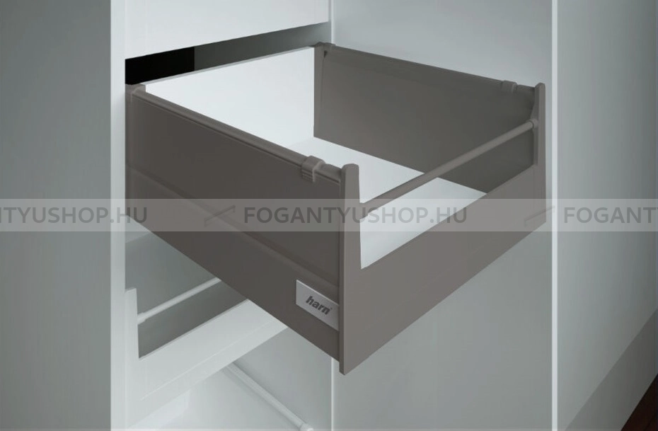 HARN---RITMA-CUBE-HSE---Duplafalu-femoldalas-belso-fiok-kerek-magasitott-oldalakkal-83x650mm-max.-60kg---Metalszurke-porfestett-acel
