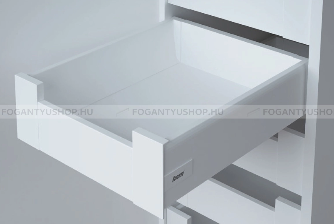 HARN-RITMA-CUBE-S---Duplafalu-femoldalas-belso-fiok-115x270mm-max.-35kg---Feher-porfestett-acel