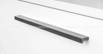 VIEFE Fogantyú Fogantyú ANGLE - Metál szürke - Alumínium - Több méretben gyártott fém bútorfogantyú -  - Alumínium