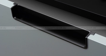 VIEFE Fogantyú Fogantyú NEST - 19 mm-es ajtóhoz - 202 mm - Fekete - Zamak fém ötvözet - Bútorajtó felületébe marhat - 202 mm -  - Zamak fém ötvözet