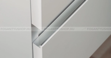 VIEFE Fogantyú Fogantyú GRADA - Ezüst inox (szálcsiszolt) - Alumínium - Bútorajtó élébe marható, süllyeszthető fém  -  - Alumínium