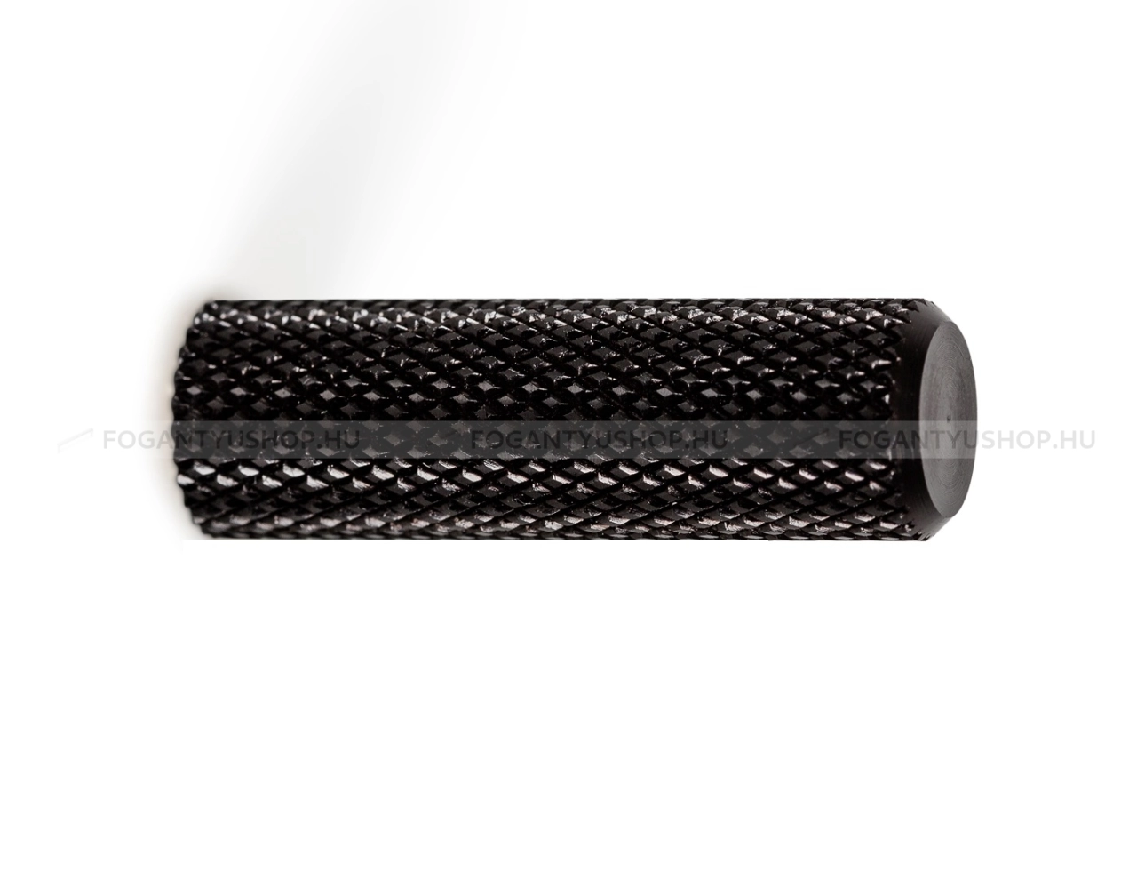 VIEFE Gomb fogantyú - GRAF MINI - 1 furatos - Csiszolt fekete L30 - ABS műanyag - Színes fém gombfogantyú, bútorgomb