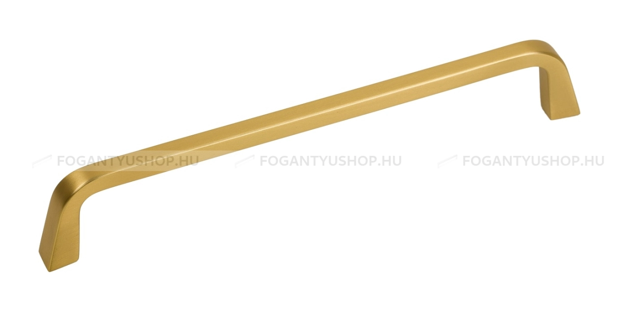 VIEFE Fogantyú - ESTE 160 - furattáv 160 mm - Csiszolt arany Z28 - Zamak fém ötvözet - Egy méretben gyártott színes fém bútorfogantyú