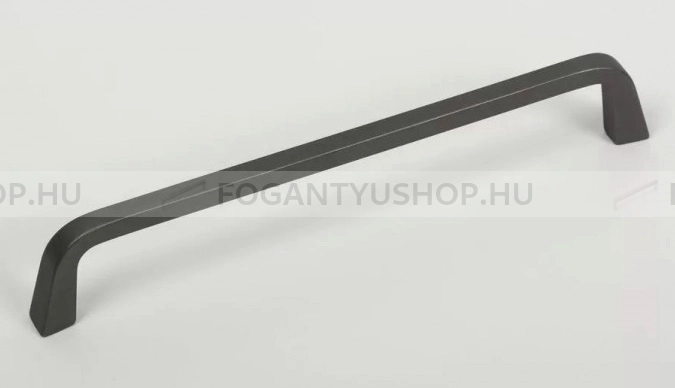 VIEFE Bútorfogantyú - ESTE 160 Koptatott - furattáv 160 mm - Grafit szürke Z617 - Zamak fém ötvözet - Egy méretben gyártott színes fém bútorfogantyú
