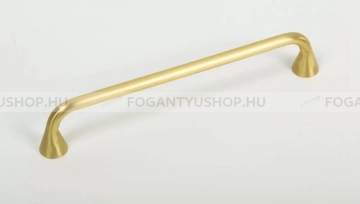 VIEFE Bútor fogantyú BELLA - 160 mm - Szálcsiszolt arany - Zamak fém ötvözet