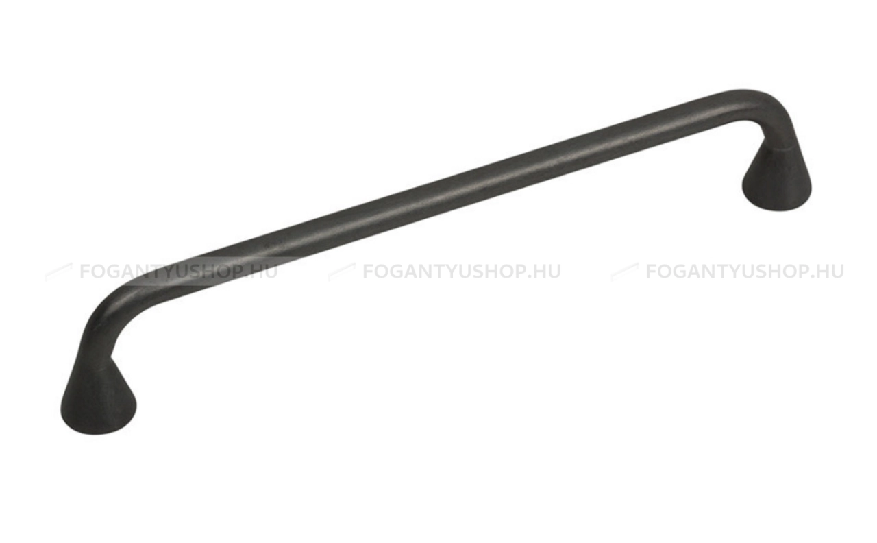 VIEFE Bútor fogantyú - BELLA 160 Koptatott - furattáv 160 mm - Grafit szürke Z617 - Zamak fém ötvözet - Egy méretben gyártott színes fém bútorfogantyú