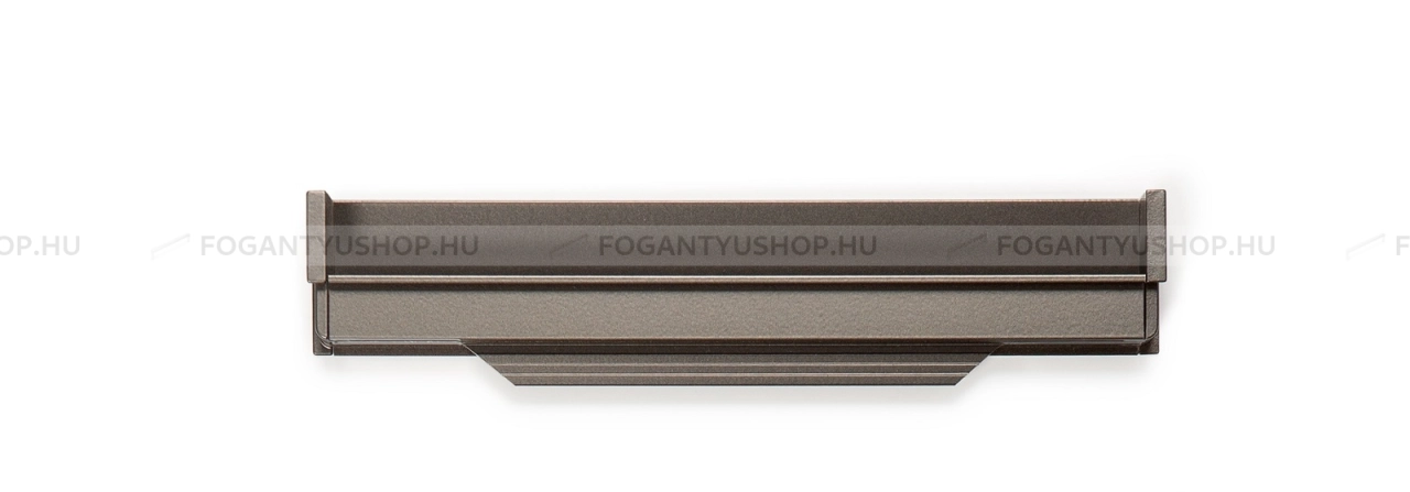 VIEFE Fogantyú - HEXXA LM23 ABS műanyag LM23 ABS műanyag LM23 - Metál szürke LM23 - Alumínium - Bútorajtó élébe marható, süllyeszthető fém fogantyú