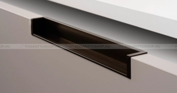 VIEFE Bútor fogantyú Bútor fogantyú HEXXA - Metál barna - Alumínium - Bútorajtó élébe marható, süllyeszthető fém fogantyú -  - Alumínium