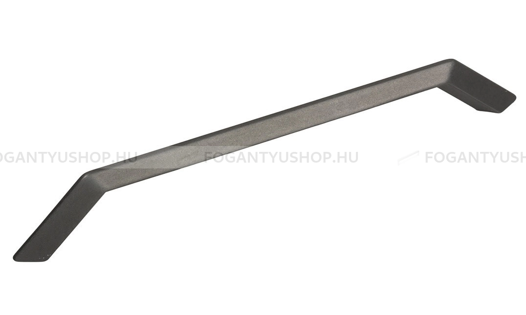 VIEFE Bútorfogantyú - FELTRE 192 Koptatott - furattáv 192 mm - Grafit szürke Z617 - Zamak fém ötvözet - Egy méretben gyártott fém bútorfogantyú