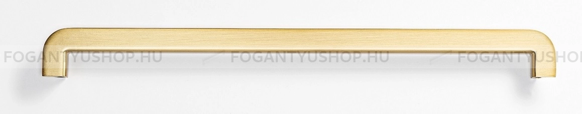 VIEFE Fogantyú - NICE - Szálcsiszolt arany  - Zamak fém ötvözet - Egy méretben gyártott színes fém bútorfogantyú