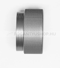 VIEFE GRAF BIG - Ezüst inox (szálcsiszolt) - Alumínium - Fém gombfogantyú, bútorgomb (szögletes, kerek) -  - Alumínium