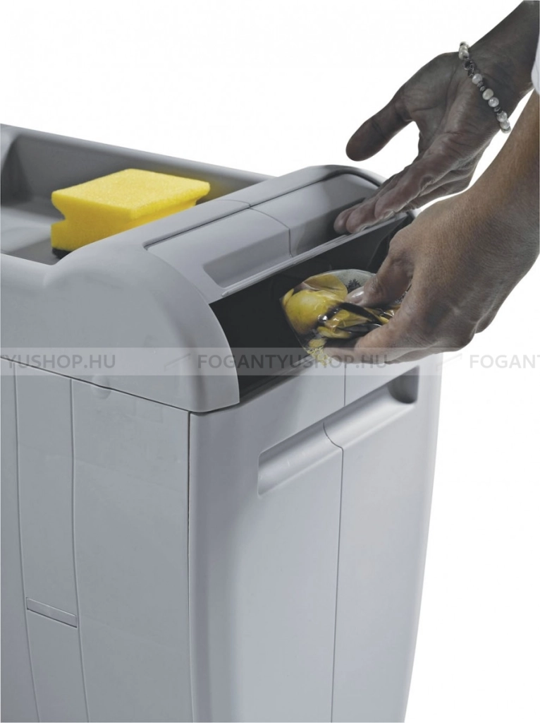 ELLETIPI CITY BOX - Kihúzható szelektív kuka, hulladéktároló - 2 rekeszes, 2x18 liter - Szürke műanyag, fém