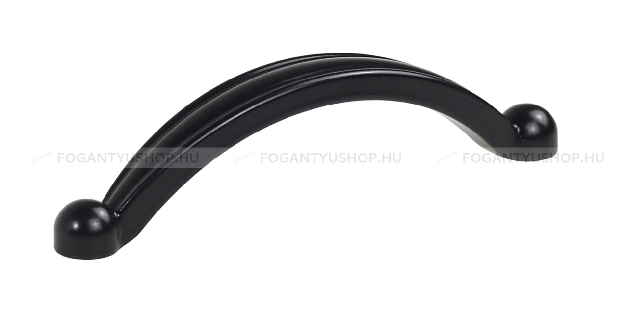 SCHWINN Bútor fogantyú - 2232 Festett - Festett fekete BlackL - Zamak fém ötvözet - Több méretben gyártott színes fém bútorfogantyú