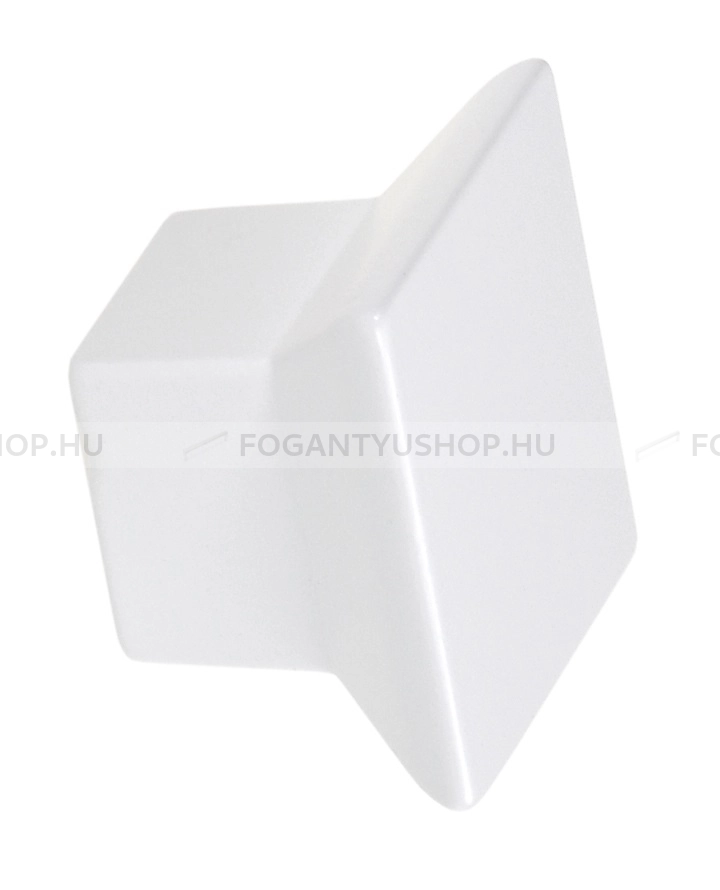 SCHWINN Fogantyú - 2324 - Festett fehér - Színes fém gombfogantyú, bútorgomb