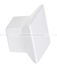 SCHWINN Fogantyú - 16 mm - 2324 - Festett fehér - Zamak fém ötvözet