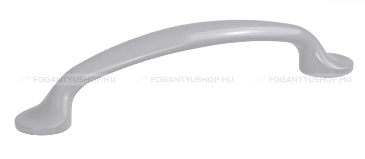 SCHWINN Bútor fogantyú - 2342 - Szürke siva1 - Zamak fém ötvözet - Több méretben gyártott színes fém bútorfogantyú
