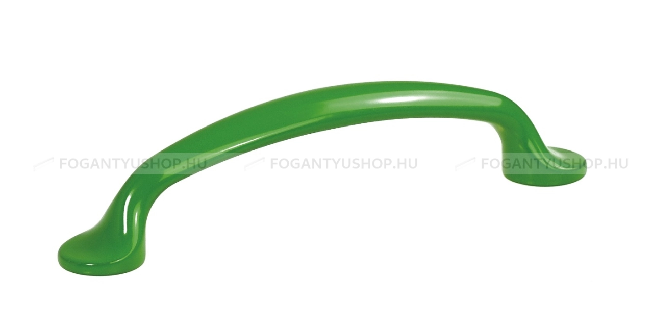 SCHWINN Bútorfogantyú - 96 2342 - furattáv 96 mm - Zöld  - Zamak fém ötvözet - Egy méretben gyártott színes fém bútorfogantyú