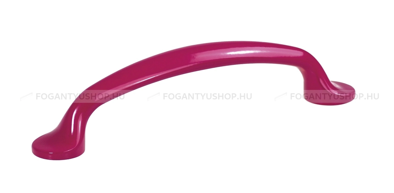 SCHWINN Bútor fogantyú - 96 2342 Rózsaszín - furattáv 96 mm - Rózsaszín  - Zamak fém ötvözet - Egy méretben gyártott színes fém bútorfogantyú