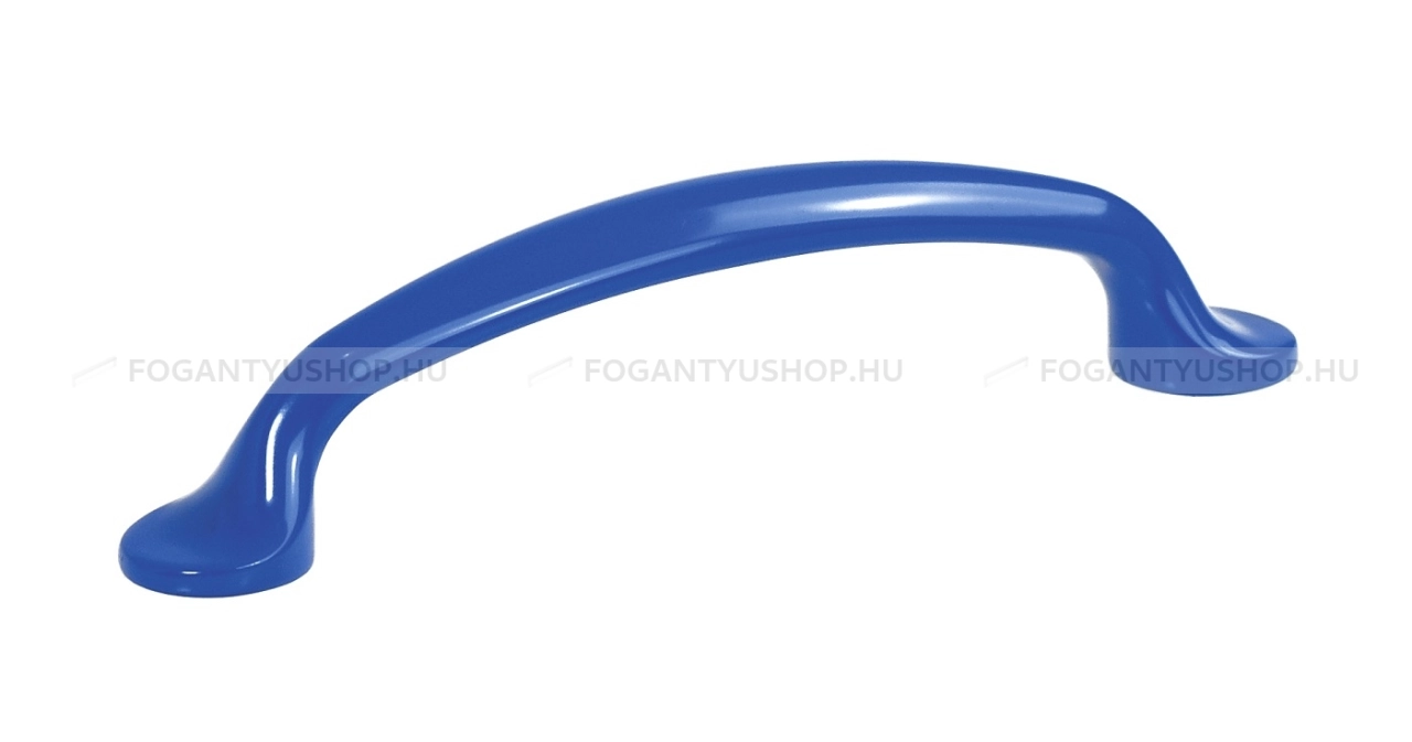 SCHWINN Fogantyú - 96 2342 - furattáv 96 mm - Kék  - Zamak fém ötvözet - Egy méretben gyártott színes fém bútorfogantyú
