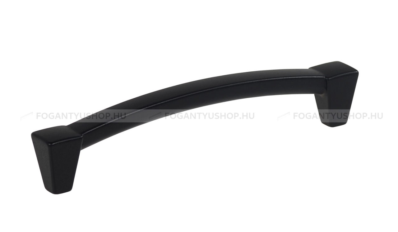 SCHWINN Bútor fogantyú - 128 2366 Festett - furattáv 128 mm - Festett fekete BlackL - Zamak fém ötvözet - Egy méretben gyártott színes fém bútorfogantyú