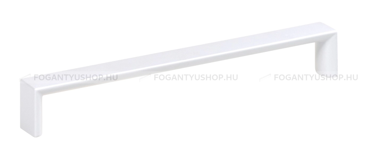 SCHWINN Bútorfogantyú - 2389 Festett - Festett fehér WhiteL - Zamak fém ötvözet - Több méretben gyártott színes fém bútorfogantyú