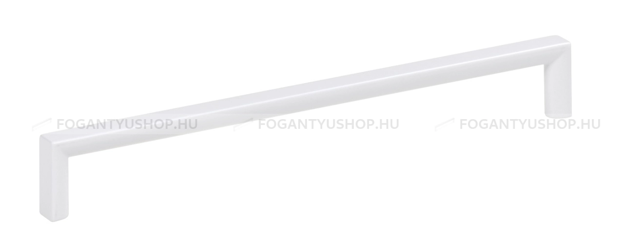 SCHWINN Bútor fogantyú - 2516 Festett - Festett fehér WhiteL - Zamak fém ötvözet - Több méretben gyártott színes fém bútorfogantyú