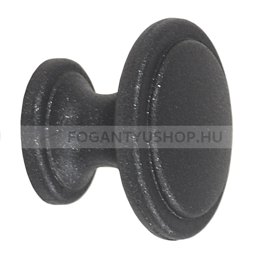 SCHWINN-Fogantyu---2786---Antracit-csillamos-szurke---Antikolt-vintage-fem-gombfogantyu-(szogletes-kerek)