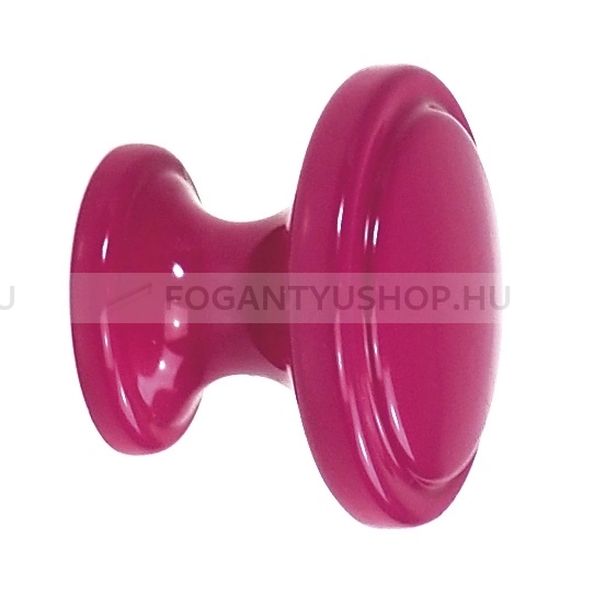 SCHWINN Bútorgomb - 2786 Rózsaszín - 1 furatos - Rózsaszín  - Zamak fém ötvözet - Színes fém gombfogantyú, bútorgomb