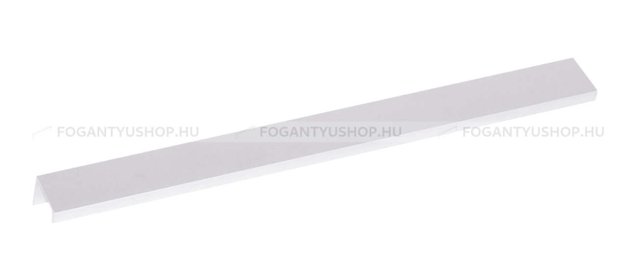 SCHWINN Fogantyú - 4394 Festett - Festett fehér WhiteL - ABS műanyag - Bútorajtó élére ültethető színes fém fogantyú