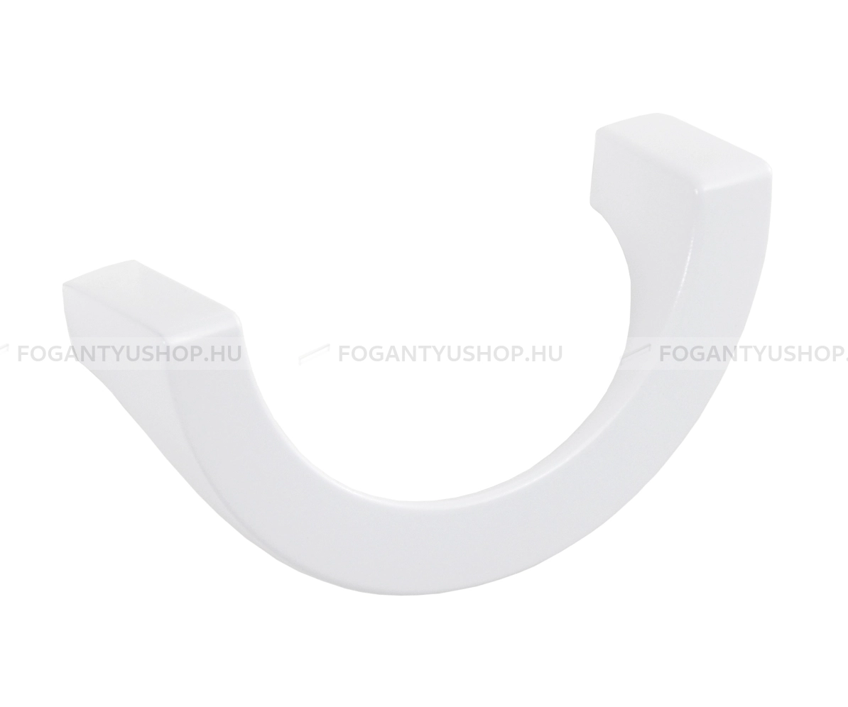 SCHWINN Fogantyú - 64 Z010 - furattáv 64 mm - Festett fehér WhiteL - Zamak fém ötvözet - Egy méretben gyártott színes fém bútorfogantyú