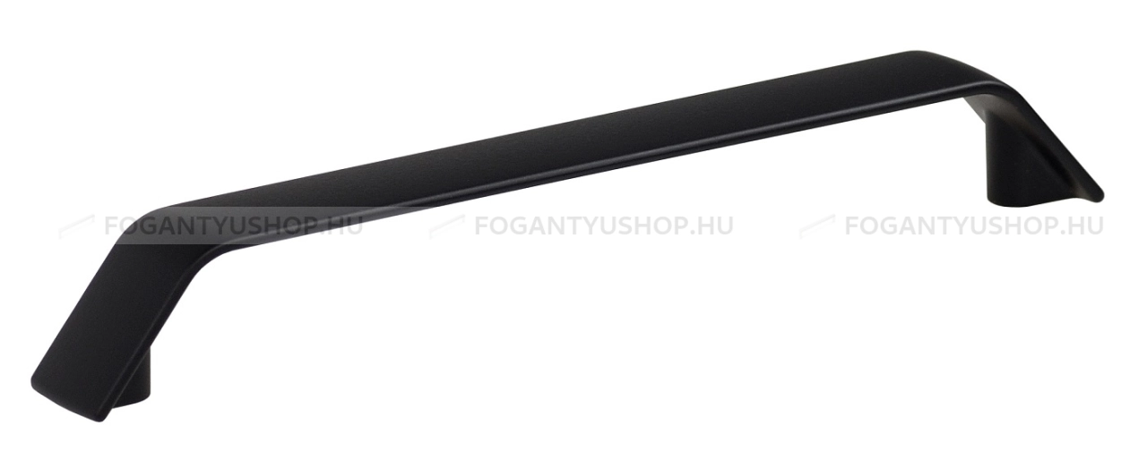 SCHWINN Fogantyú - Z128 - Festett fekete BlackL - Zamak fém ötvözet - Több méretben gyártott színes fém bútorfogantyú