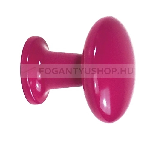 SCHWINN Fogantyú - Z287-D25mm - Rózsaszín - Színes fém gombfogantyú, bútorgomb