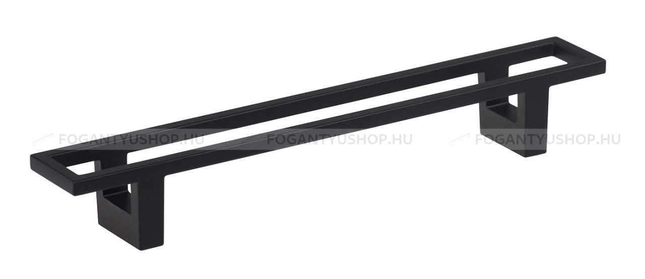 SCHWINN Fogantyú - Z299 - Festett fekete - Egy méretben gyártott színes fém bútorfogantyú