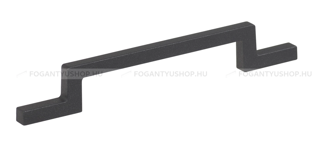 SCHWINN Bútor fogantyú - 128 mm - Z303 - Vintage grafit - Zamak fém ötvözet