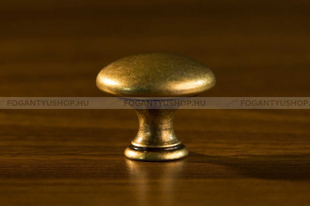 GIUSTI-Fogantyu---FG.EXP2024-25D1---Antik-patina-barna---Antikolt-vintage-fem-gombfogantyu-(szogletes-kerek)