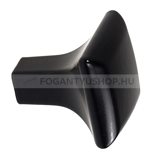 SCHWINN Gombfogantyú - 2991 Festett - 1 furatos - Festett fekete BlackL - Zamak fém ötvözet - Színes fém gombfogantyú, bútorgomb