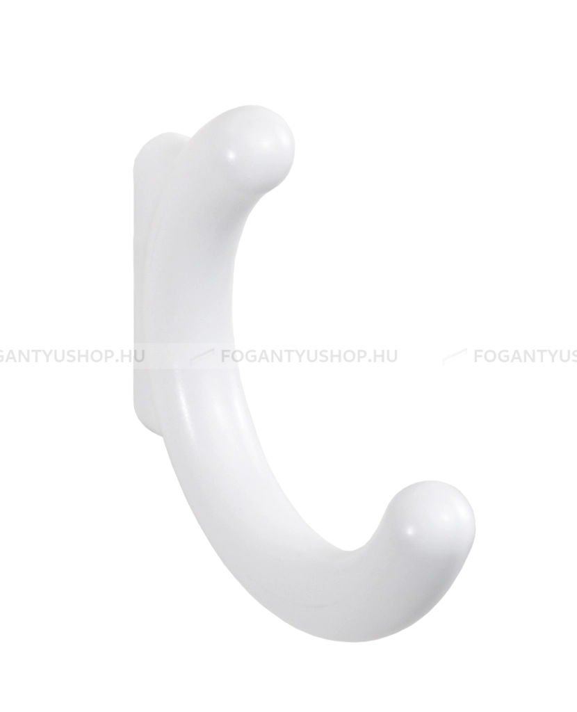 SCHWINN Fogas - 32 2083 Festett - Festett fehér WhiteL - Zamak fém ötvözet - Egy akasztós fogas