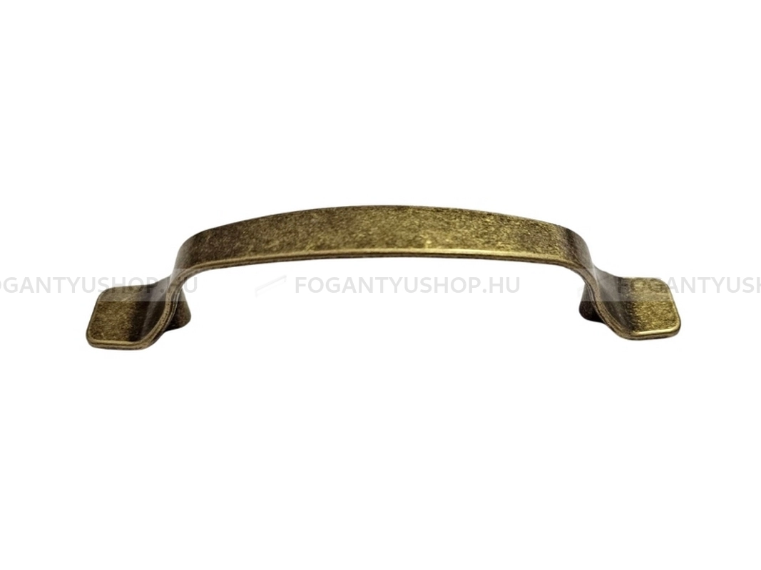 GIUSTI Fogantyú - 96 EXP50720AD1 - furattáv 96 mm - Antik patina barna  - Zamak fém ötvözet - Klasszikus, vintage, antik fém bútorfogantyú