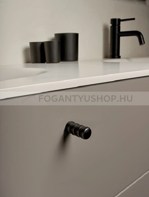 FURNIPART-Fogantyu-BOUNCE---Festett-fekete---Szines-fem-akril-gombfogantyu