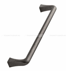 FURNIPART Fogantyú CONCAVE - 160 mm - Vintage grafit - Zamak fém ötvözet
