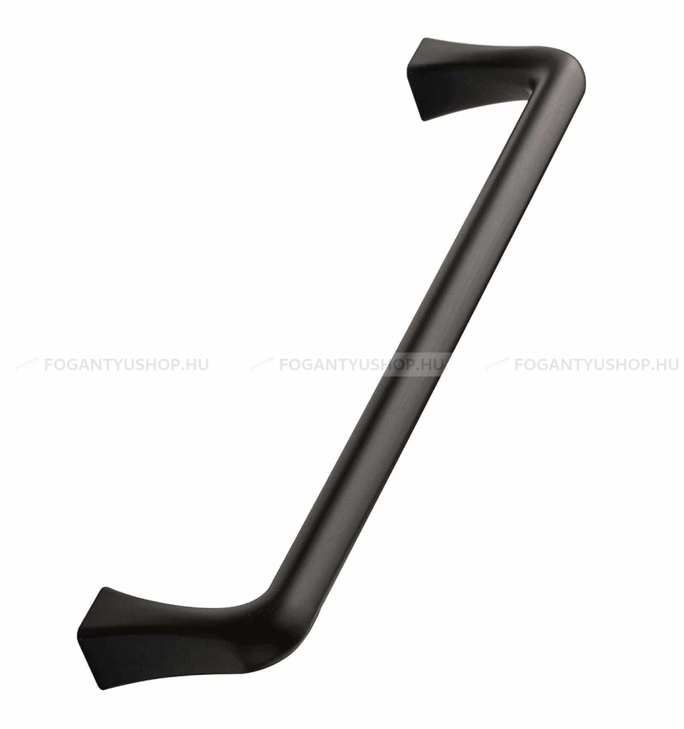 FURNIPART Bútor fogantyú - CONCAVE 160 Festett - furattáv 160 mm - Matt fekete 99 - Zamak fém ötvözet - Egy méretben gyártott színes fém bútorfogantyú