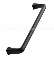 FURNIPART Bútor fogantyú CONCAVE - 160 mm - Festett fekete - Zamak fém ötvözet