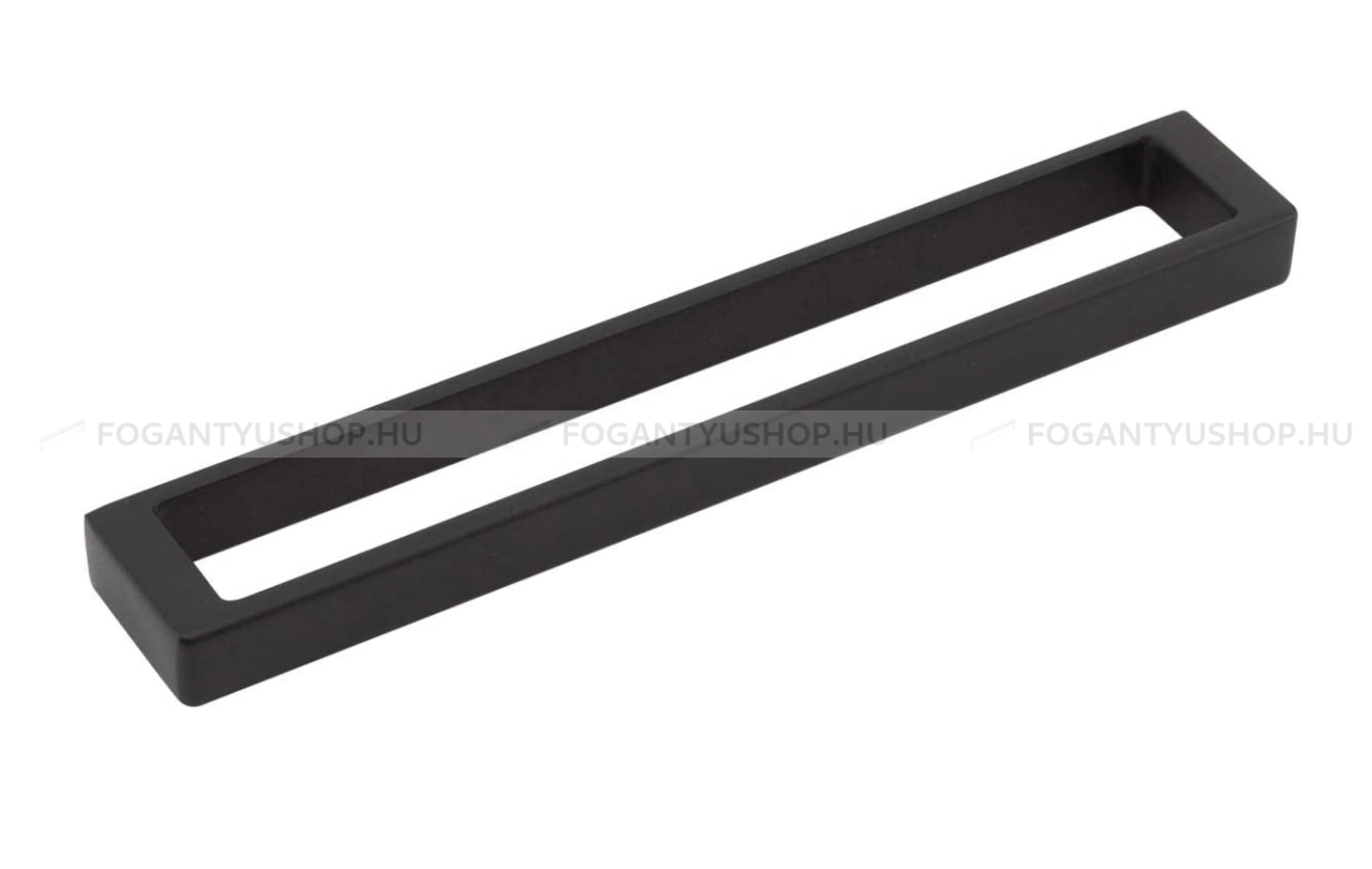 FURNIPART Bútor fogantyú - CUBICO 192 Festett - furattáv 192 mm - Festett fekete BlackL - Zamak fém ötvözet - Egy méretben gyártott színes fém bútorfogantyú