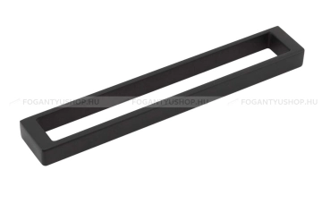 FURNIPART Bútor fogantyú CUBICO - 192 mm - Festett fekete - Zamak fém ötvözet - Egy méretben gyártott színes fém bútorfogantyú