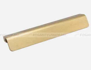 FURNIPART Bútor fogantyú FRINGE - 160 mm - Szálcsiszolt sárgaréz I. - Alumínium