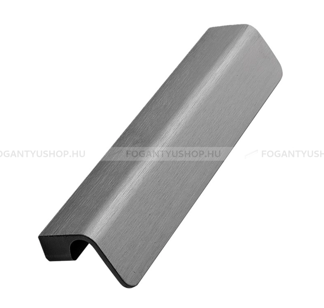 FURNIPART Fogantyú - FRINGE 160 - furattáv 160 mm - Csiszolt antracit 91 - ABS műanyag - Egy méretben gyártott színes fém bútorfogantyú
