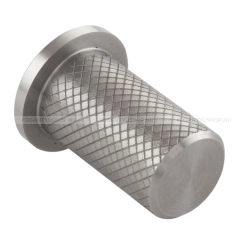 FURNIPART Bútor fogantyú HARLEQUIN - 1 furatos - Fényes szálcsiszolt - Inox / Rozsdamentes acél